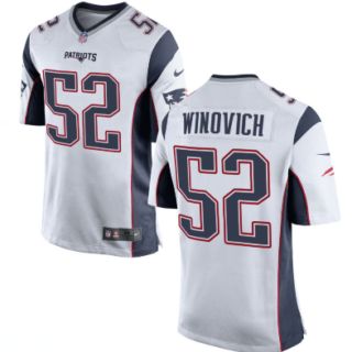 New England Patriots #52 Chase Winovich Nike Limited White Jersey
