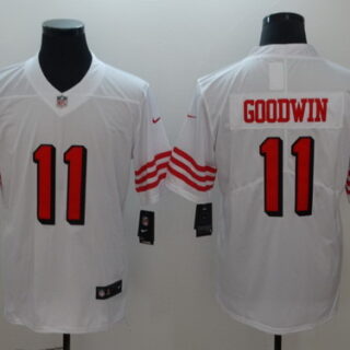 Nike 49ers 11 Marquise Goodwin White 2018 Vapor Untouchable Limited Jersey