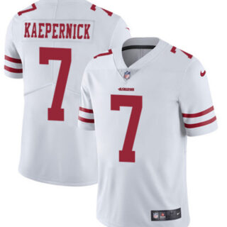 Nike 49ers 7 Colin Kaepernick White Vapor Untouchable Limited Jersey