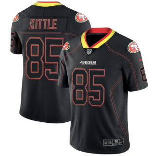 Nike 49ers 85 George Kittle Black Shadow Legend Limited Jersey