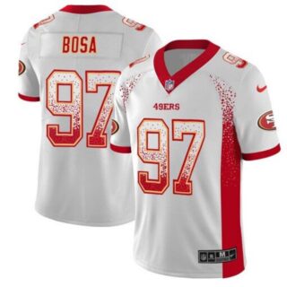 Nike 49ers 97 Nick Bosa White Drift Fashion Limited Jersey