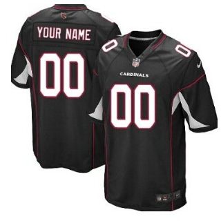 Nike Arizona Cardinals Customized Black Elite Jersey