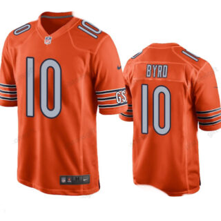 Nike Bears #10 Damiere Byrd Orange Vpaor Limited Jersey