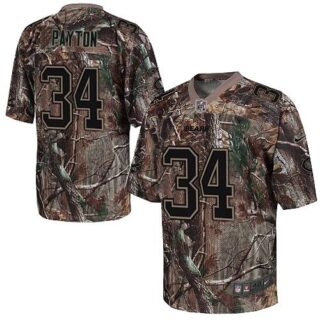Nike Bears #34 Walter Payton Camo Men's Stitched NFL Realtree Elite Jersey