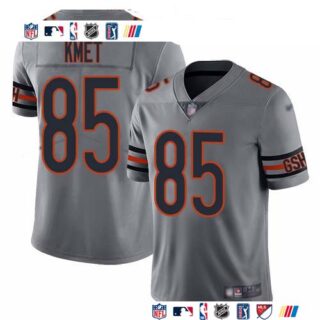 Nike Bears #85 Cole Kmet Silver Men's Stitched NFL Limited Inverted Legend Jersey