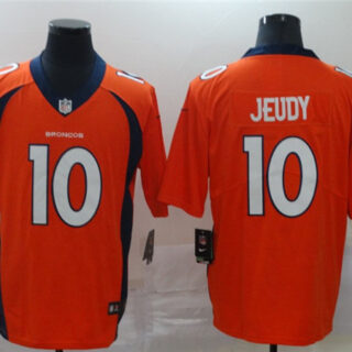 Nike Broncos 10 Jerry Jeudy Orange 2020 NFL Draft First Round Pick Vapor Untouchable Limited Jersey