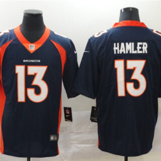Nike Broncos 13 KJ Hamler Navy 2020 NFL Draft Vapor Untouchable Limited Jersey