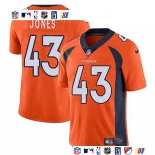 Nike Broncos #43 Joe Jones Orange Team Color Men's Stitched NFL Vapor Untouchable Limited Jersey