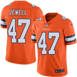 Nike Broncos #47 Josey Jewell Orange Men's Stitched NFL Limited Rush Jersey
