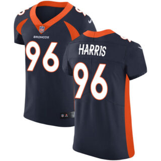 Nike Broncos #96 Shelby Harris Navy Blue Alternate Men's Stitched NFL New Elite Jersey