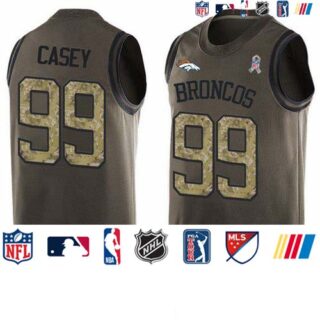 Nike Broncos #99 Jurrell Casey Green Men's Stitched NFL Limited Salute To Service Tank Top Jersey