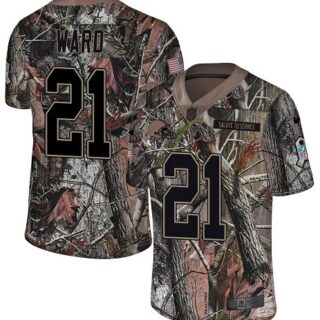 Nike Browns #21 Denzel Ward Camo Men's Stitched NFL Limited Rush Realtree Jersey