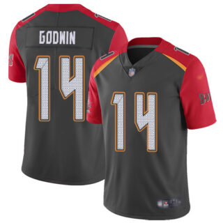 Nike Buccaneers #14 Chris Godwin Gray Men's Stitched NFL Limited Inverted Legend Jersey