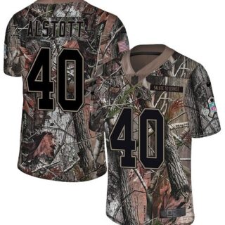 Nike Buccaneers #40 Mike Alstott Camo Men's Stitched NFL Limited Rush Realtree Jersey