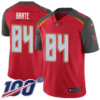 Nike Buccaneers #84 Cameron Brate Red Team Color Men's Stitched NFL 100th Season Vapor Untouchable Limited Jersey