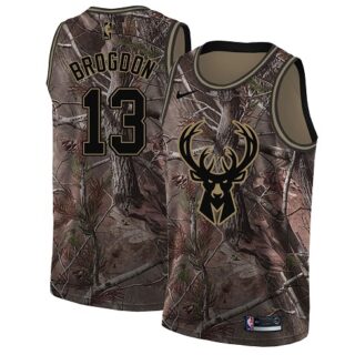 Nike Bucks #13 Malcolm Brogdon Camo NBA Swingman Realtree Collection Jersey