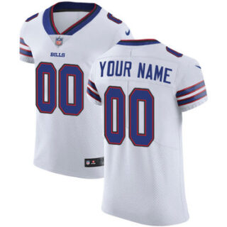 Nike Buffalo Bills Elite White Road Men's Jersey NFL Vapor Untouchable Customized jerseys