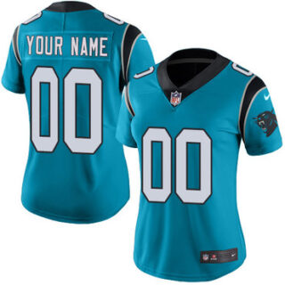 Nike Carolina Panthers Elite Blue Alternate Women's Jersey NFL Vapor Untouchable Customized jerseys
