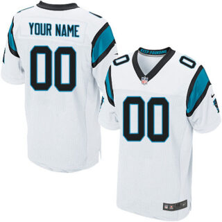Nike Carolina Panthers Elite White Road Men's Jersey NFL Customized jerseys