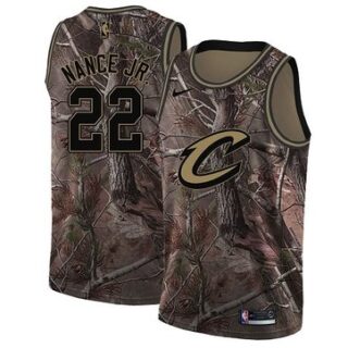 Nike Cavaliers #22 Larry Nance Jr. Camo NBA Swingman Realtree Collection Jersey