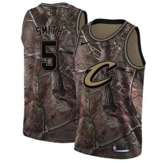 Nike Cavaliers #5 J.R. Smith Camo NBA Swingman Realtree Collection Jersey