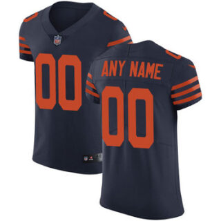 Nike Chicago Bears Elite Navy Blue Alternate Men's Jersey NFL Vapor Untouchable Customized Jerseys