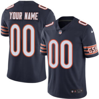 Nike Chicago Bears Limited Navy Blue Home Men's Jersey NFL Vapor Untouchable Customized jerseys
