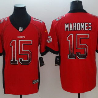 Nike Chiefs 15 Patrick Mahomes Red Drift Fashion Limited Jersey