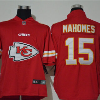 Nike Chiefs 15 Patrick Mahomes Red Vapor Untouchable Limited Jersey