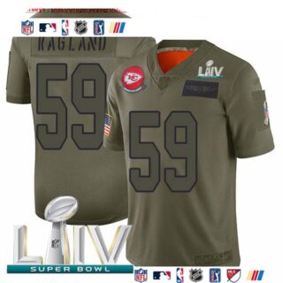 Nike Chiefs #59 Reggie Ragland Camo Super Bowl LIV 2020 Men's Stitched NFL Limited 2019 Salute To Service Jersey