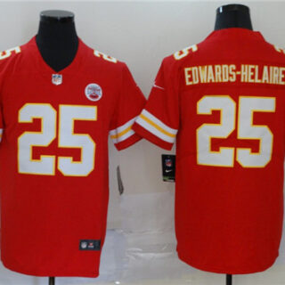 Nike Chiefs 25 Clyde Edwards-Helaire Red 2020 NFL Draft First Round Pick Vapor Untouchable Limited Jersey