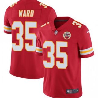 Nike Chiefs 35 Charvarius Ward Red Vapor Untouchable Limited Jersey