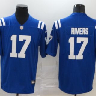 Nike Colts 17 Philip Rivers Blue Vapor Untouchable Limited Jersey