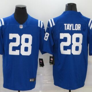 Nike Colts 28 Jonathan Taylor Blue Vapor Untouchable Limited Jersey