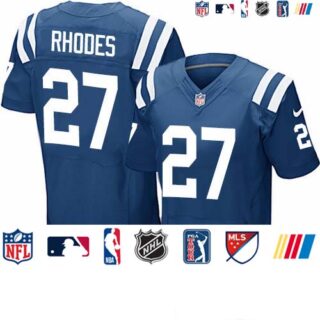 Nike Colts #27 Xavier Rhodes Royal Blue Team Color Men's Stitched NFL Vapor Untouchable Elite Jersey