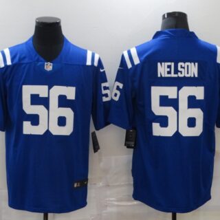 Nike Colts 56 Quenton Nelson Royal Color Rush Limited Jersey