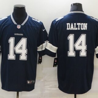 Nike Cowboys 14 Andy Dalton Navy Vapor Untouchable Limited Jersey