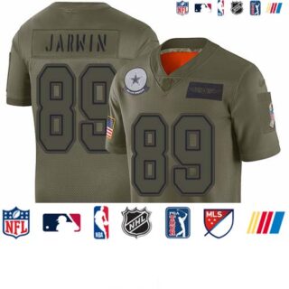 Nike Cowboys #89 Blake Jarwin Camo Men's Stitched NFL Limited 2019 Salute To Service Jersey