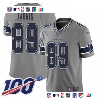Nike Cowboys #89 Blake Jarwin Gray Men's Stitched NFL Limited Inverted Legend 100th Season Jersey