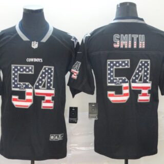 Nike Cowboys 54 Jaylon Smith Black USA Flash Fashion Limited Jersey