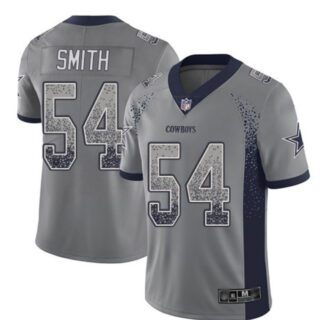 Nike Cowboys 54 Jaylon Smith Gray Drift Fashion Limited Jersey