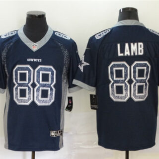 Nike Cowboys 88 Ceedee Lamb Navy Drift Fashion Limited Jersey
