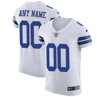 Nike Dallas Cowboys Elite White Road Men's Jersey NFL Vapor Untouchable Customized jerseys