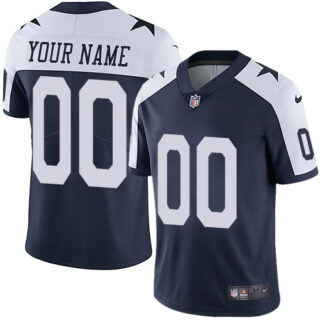Nike Dallas Cowboys Limited Navy Blue Alternate Men's Jersey NFL Throwback Vapor Untouchable Customized jerseys