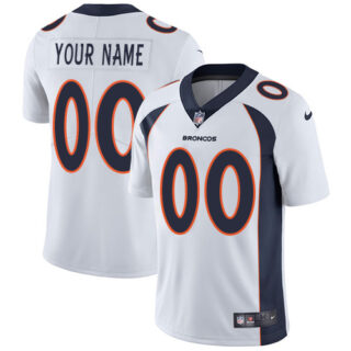 Nike Denver Broncos Elite White Road Youth Jersey NFL Vapor Untouchable Customized jerseys