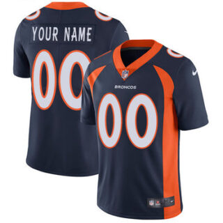 Nike Denver Broncos Limited Navy Blue Alternate Men's Jersey NFL Vapor Untouchable Customized jerseys