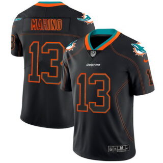 Nike Dolphins 13 Dan Marino Black Shadow Legend Limited Jersey