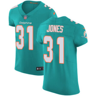 Nike Dolphins #31 Byron Jones Aqua Green Team Color Men's Stitched NFL Vapor Untouchable Elite Jersey