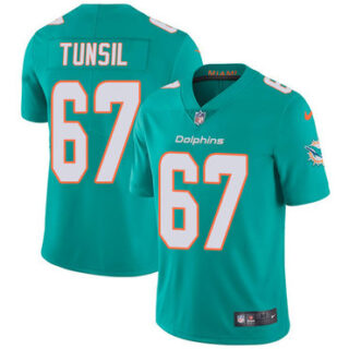 Nike Dolphins #67 Laremy Tunsil Aqua Green Team Color Men's Stitched NFL Vapor Untouchable Limited Jersey