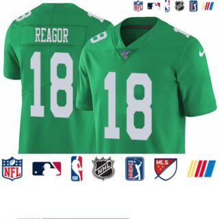 Nike Eagles #18 Jalen Reagor Green Men's Stitched NFL Limited Rush 100th Season Jersey